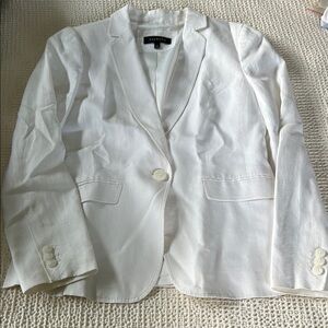 Talbots Elegant White Blazer